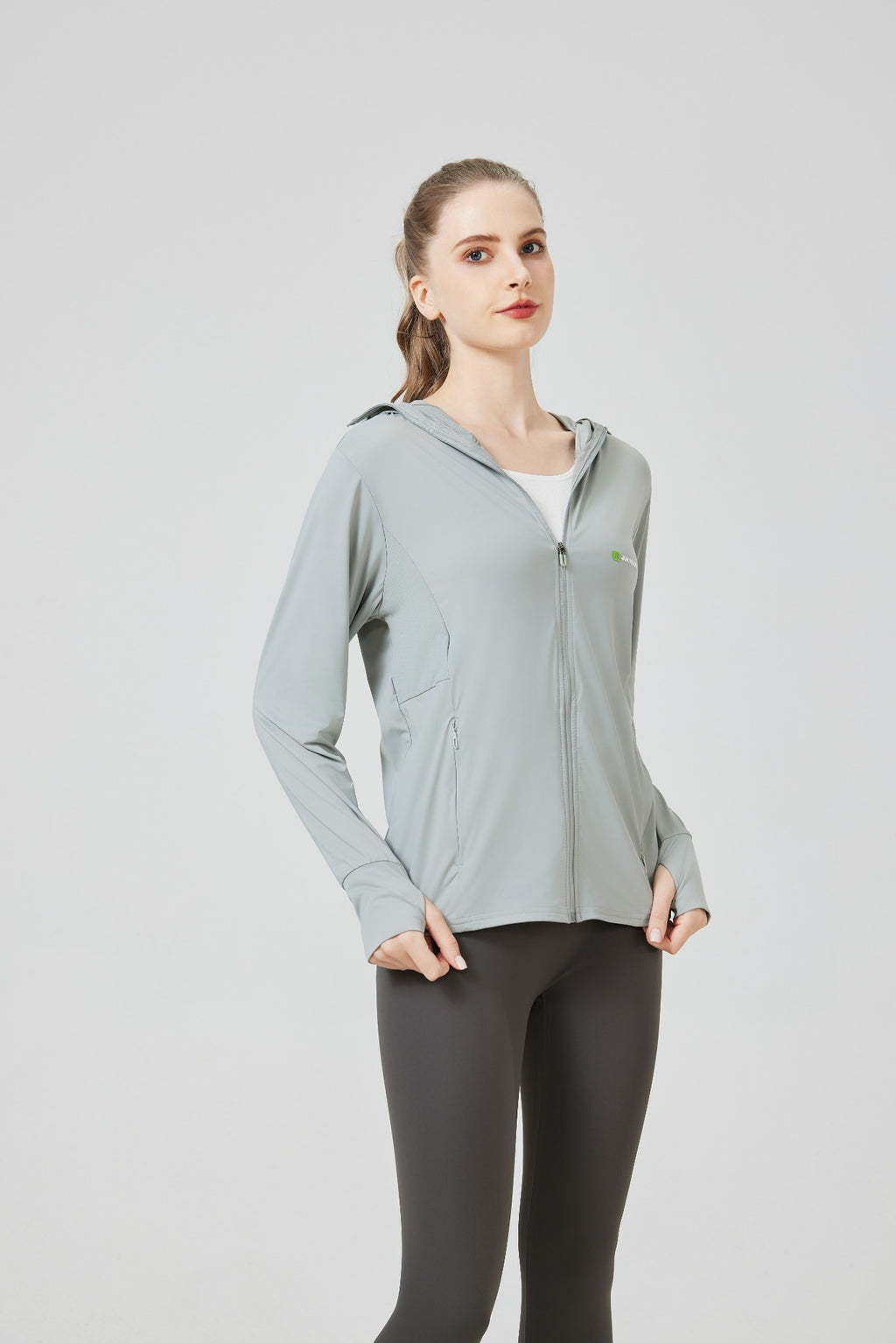 Ice Silk Hooded Sun Protection Jacket