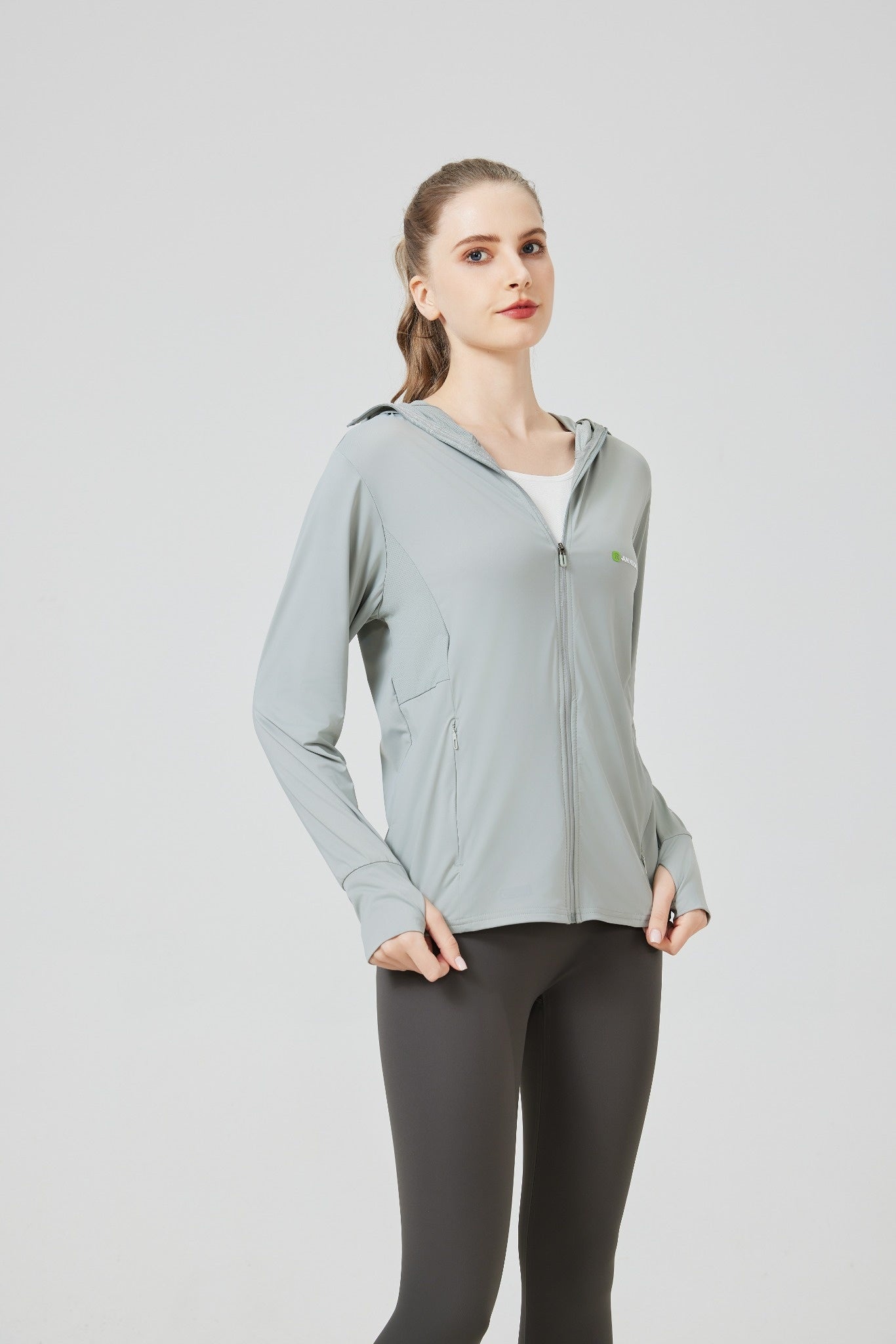 Ice Silk Hooded Sun Protection Jacket