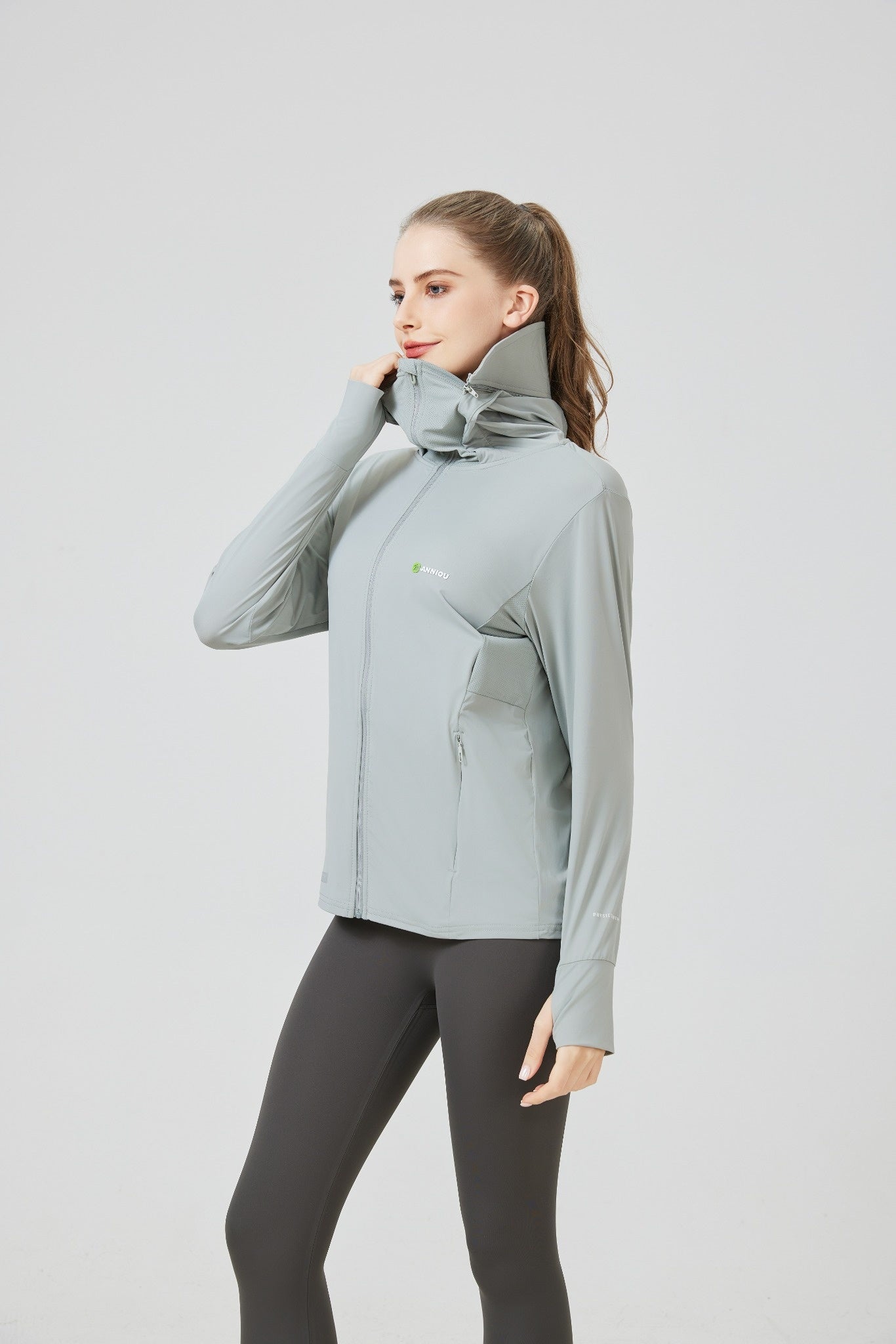 Ice Silk Hooded Sun Protection Jacket